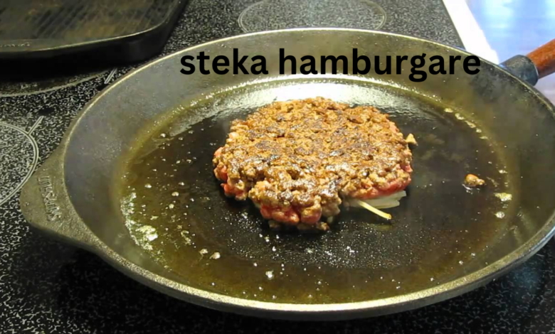 steka hamburgare